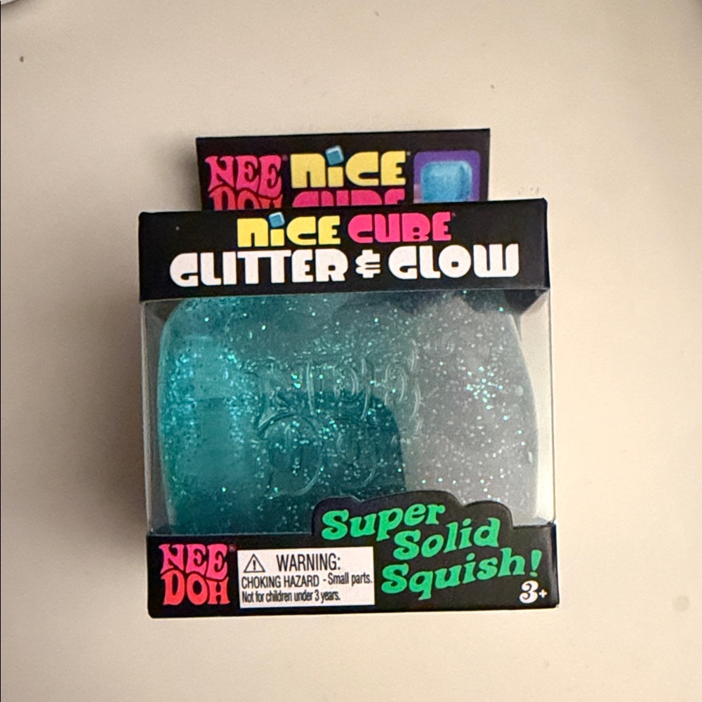 Nee Doh Nice Cube Glitter & Glow